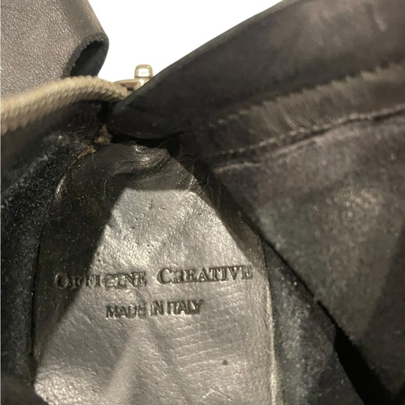 OFFICINE CREATIVE KEYHOLE OPEN TOE ANKLE SHOE LEATHER​​​​ SIZE:37.5 - Picture 4 of 5